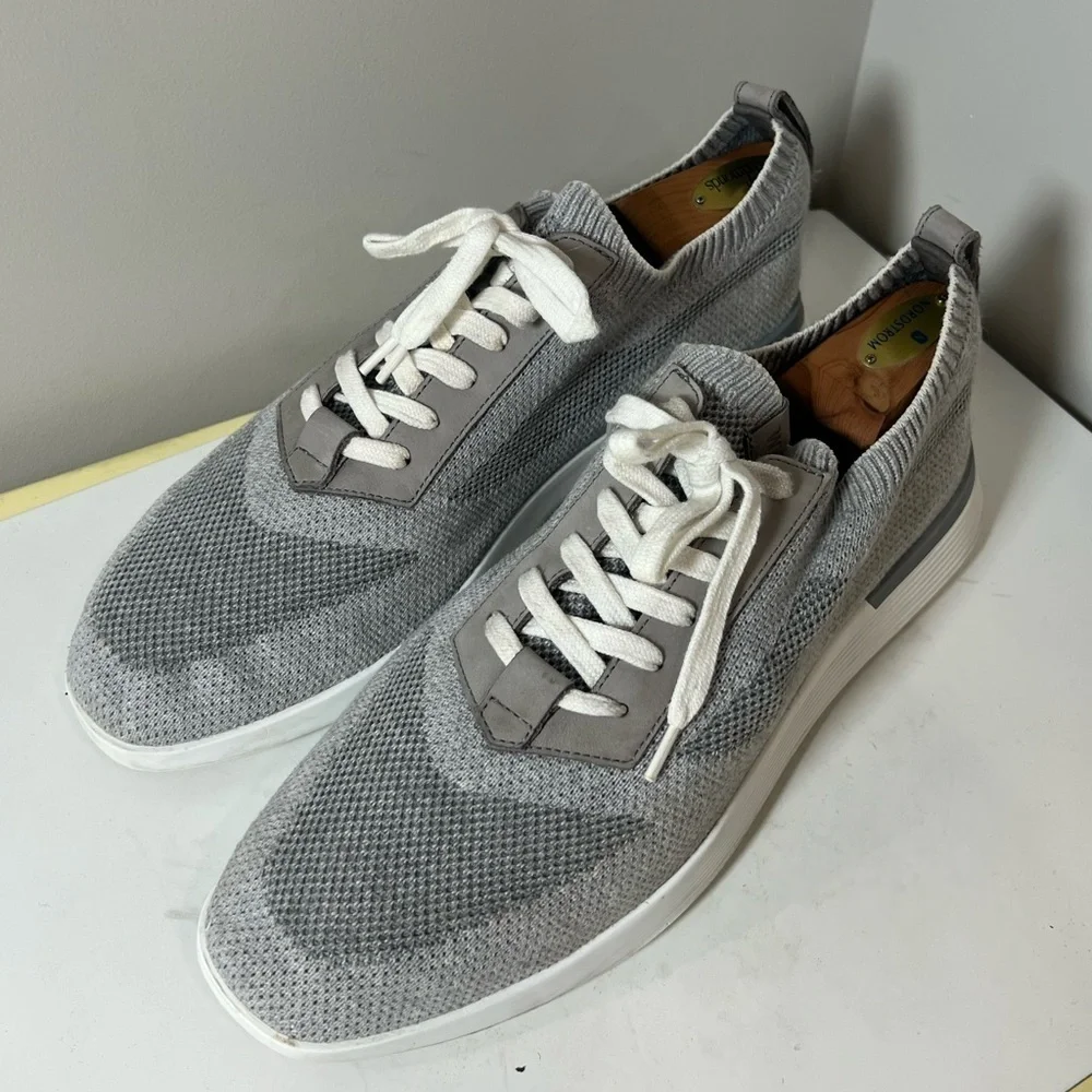 Wolf & Shepard 11 SupremeKnit Classic Gray Performance Trainer Sneaker Knit Shoe